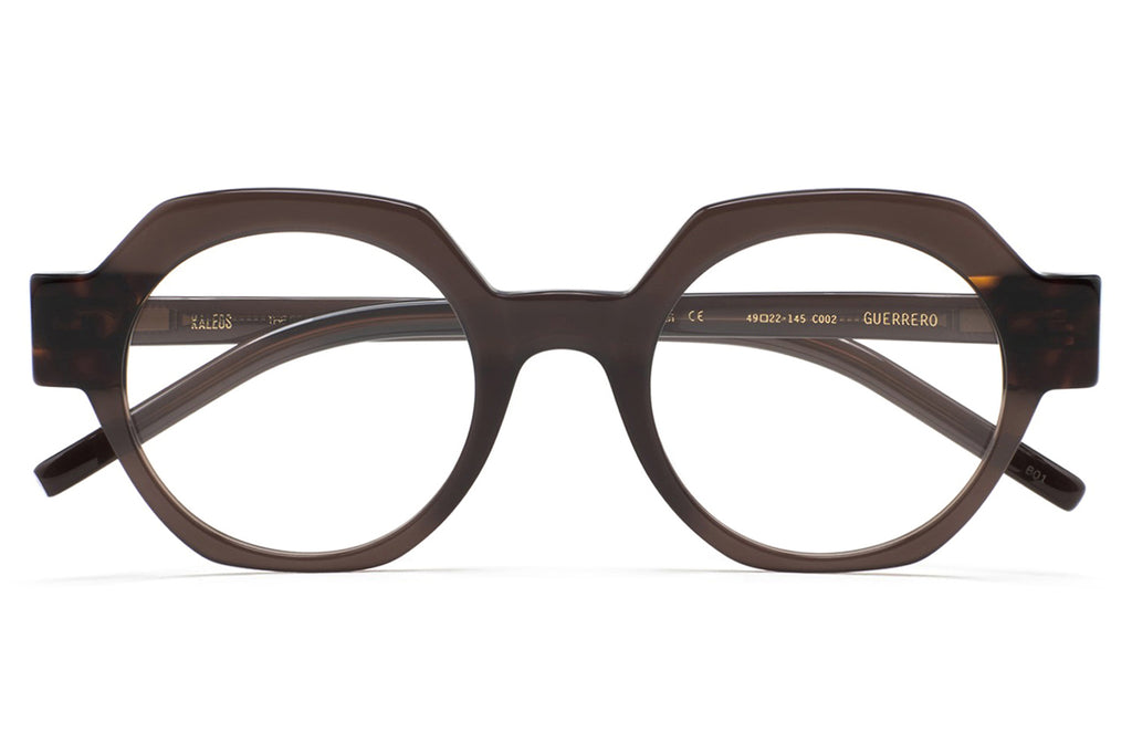 Kaleos Eyehunters - Guerrero Eyeglasses Translucent Light Brown/Dark Brown Havana