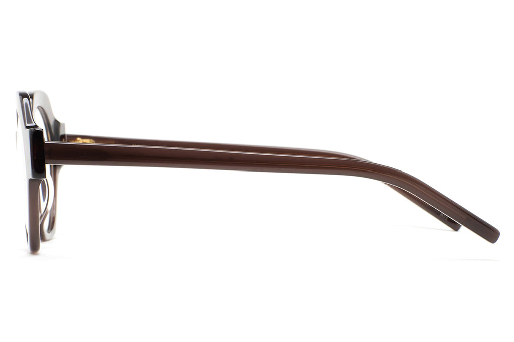 Kaleos Eyehunters - Guerrero Eyeglasses Translucent Light Brown/Dark Brown Havana