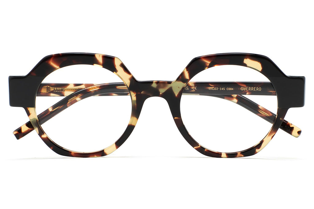 Kaleos Eyehunters - Guerrero Eyeglasses Brown Havana/Dark Green