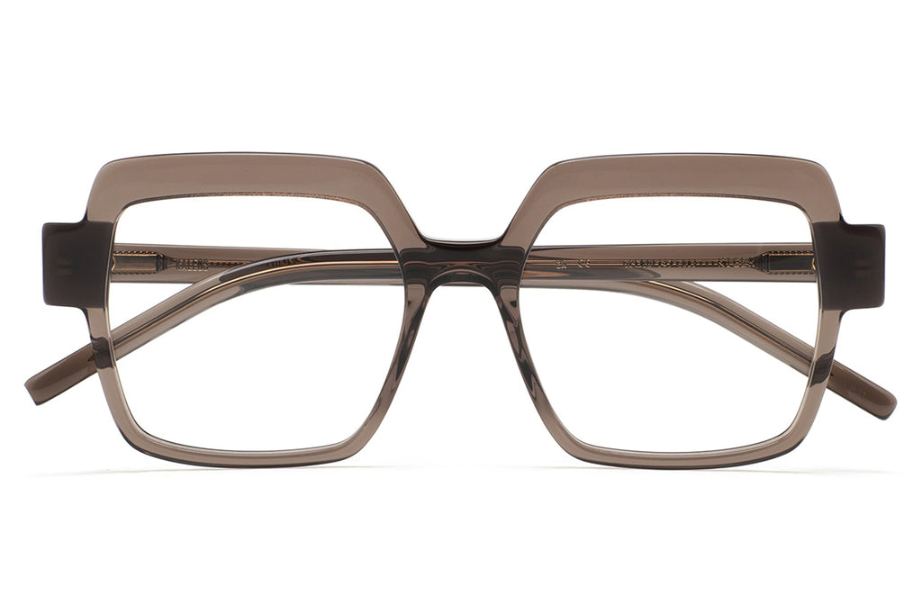 Kaleos Eyehunters - Kiger Eyeglasses Transparent Brown/Translucent Dark Brown