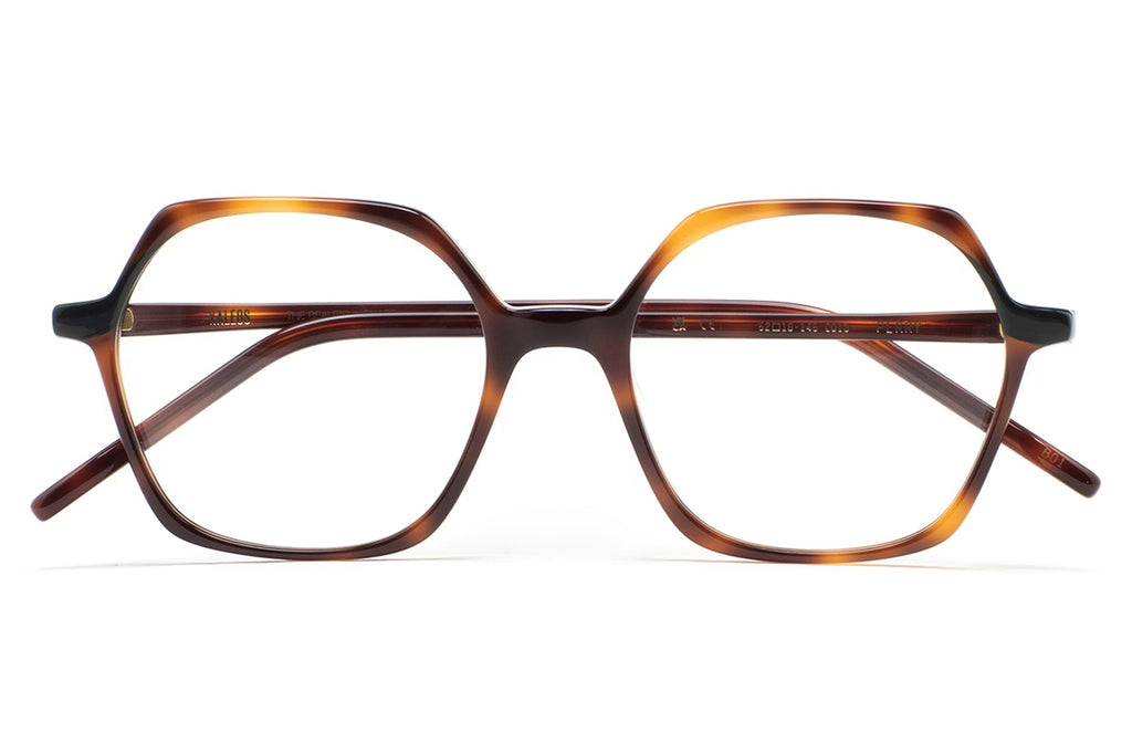 Kaleos Eyehunters - Perry Eyeglasses Brown Havana/Dark Green