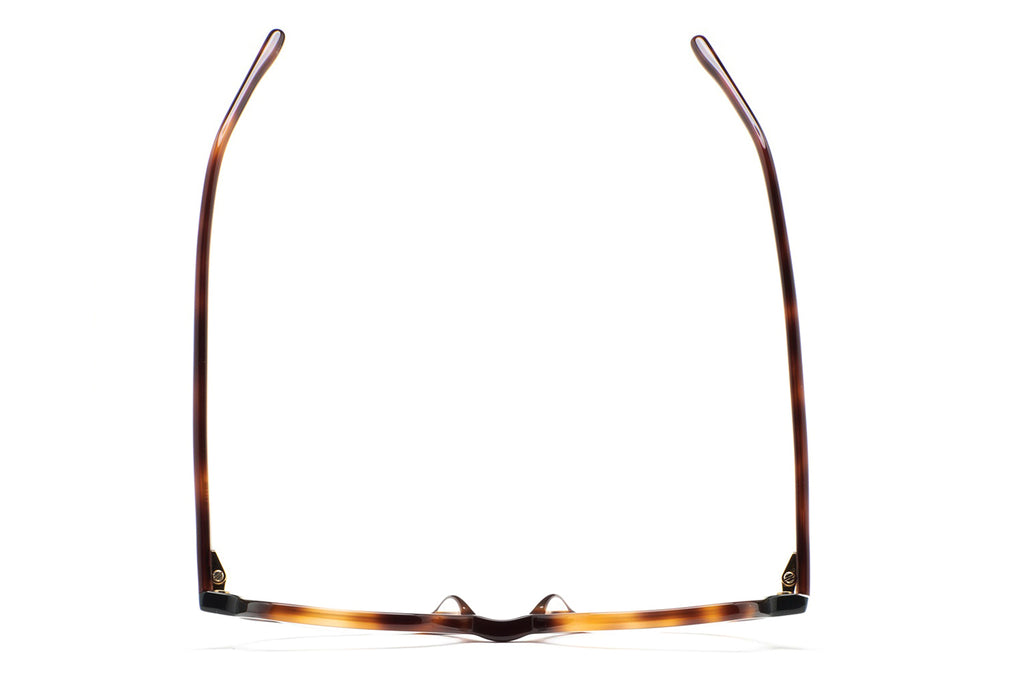 Kaleos Eyehunters - Perry Eyeglasses Brown Havana/Dark Green