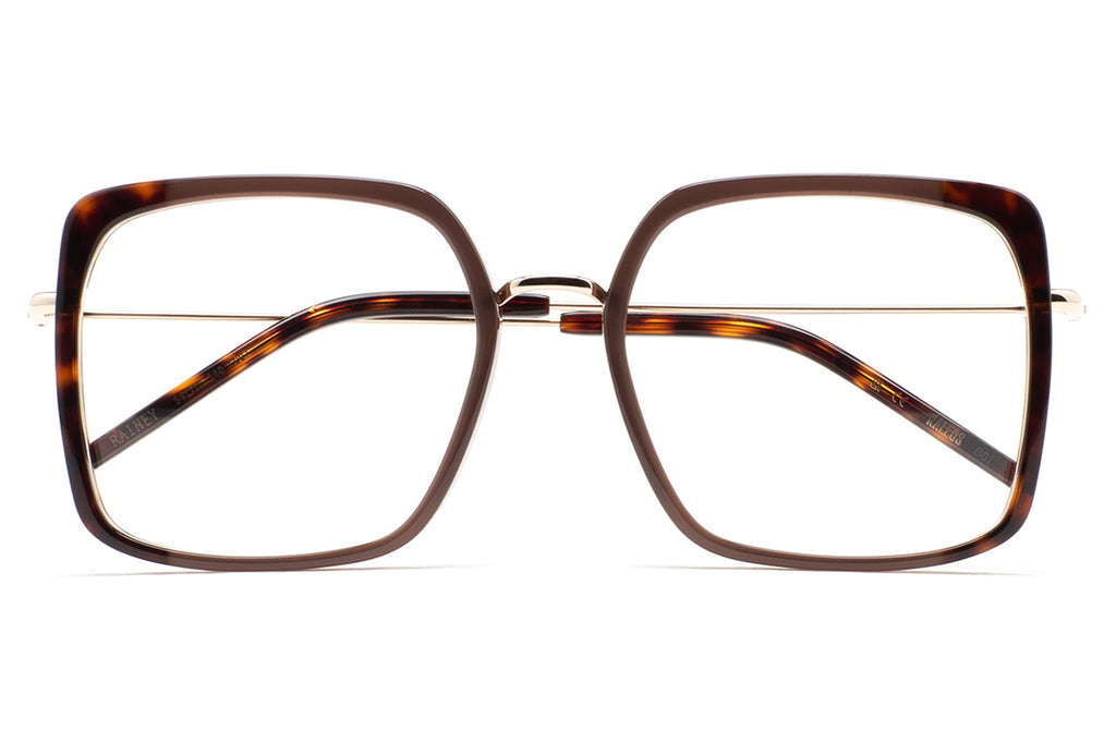 Kaleos Eyehunters - Rainey Eyeglasses Translucent Brown/Dark Brown Havana