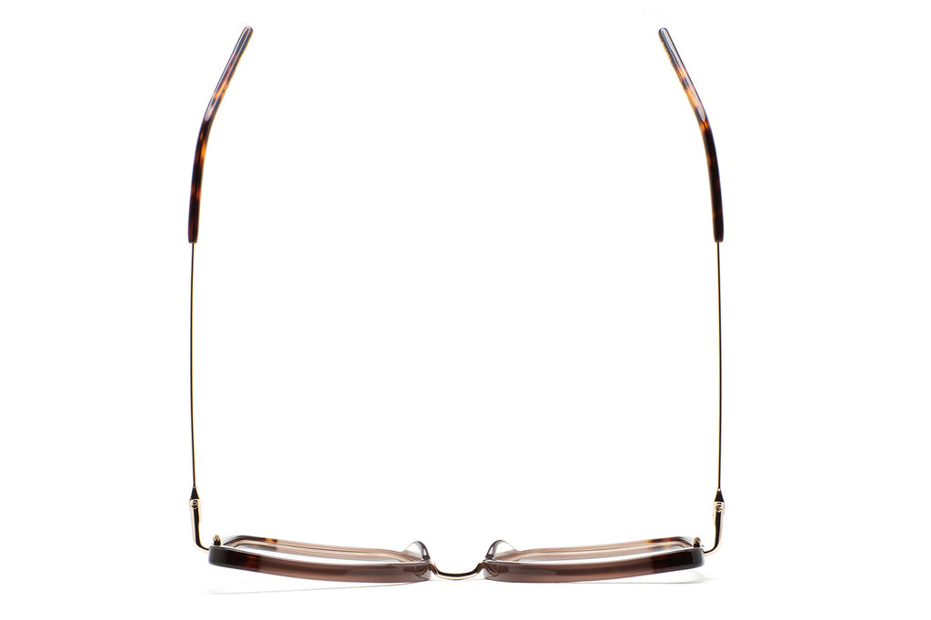 Kaleos Eyehunters - Rainey Eyeglasses Translucent Brown/Dark Brown Havana