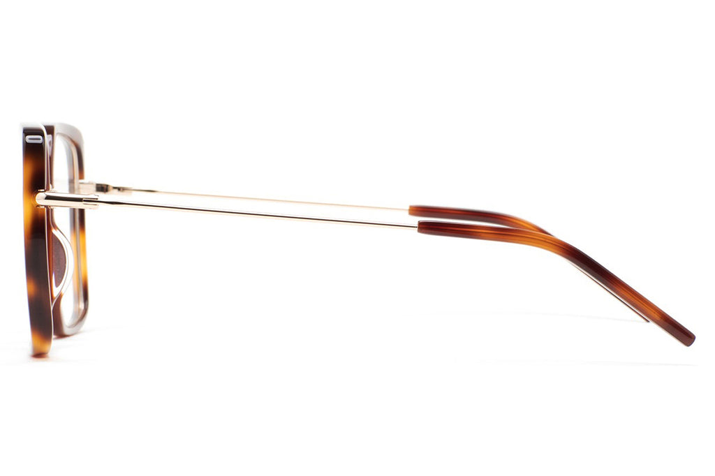 Kaleos Eyehunters - Rainey Eyeglasses Translucent Brown/Brown Havana