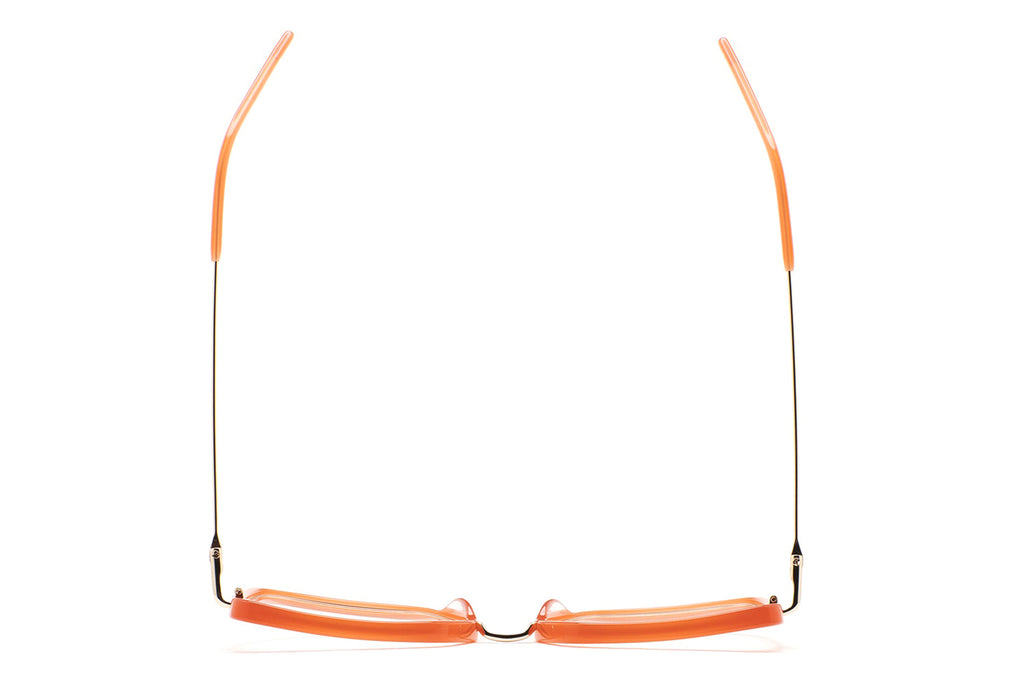 Kaleos Eyehunters - Rainey Eyeglasses Translucent Orange