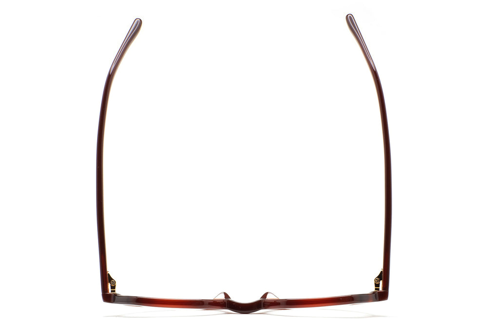 Kaleos Eyehunters - Hanson Eyeglasses Transparent Brown/Brown Havana