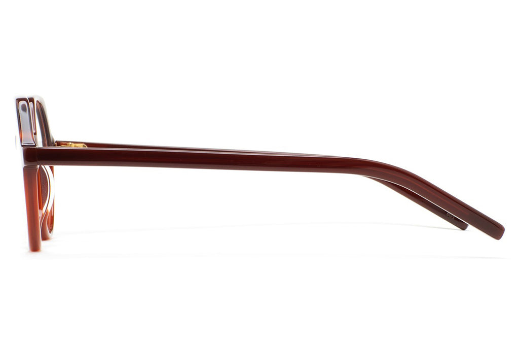 Kaleos Eyehunters - Hanson Eyeglasses Transparent Brown/Brown Havana