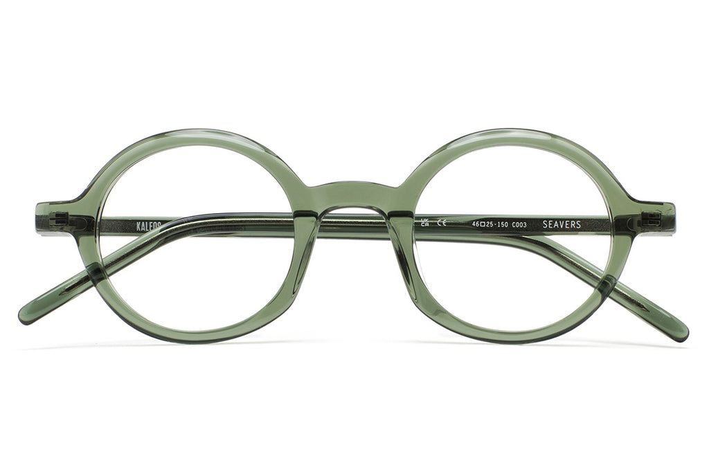 Kaleos Eyehunters - Seavers Eyeglasses Transparent Olive Green