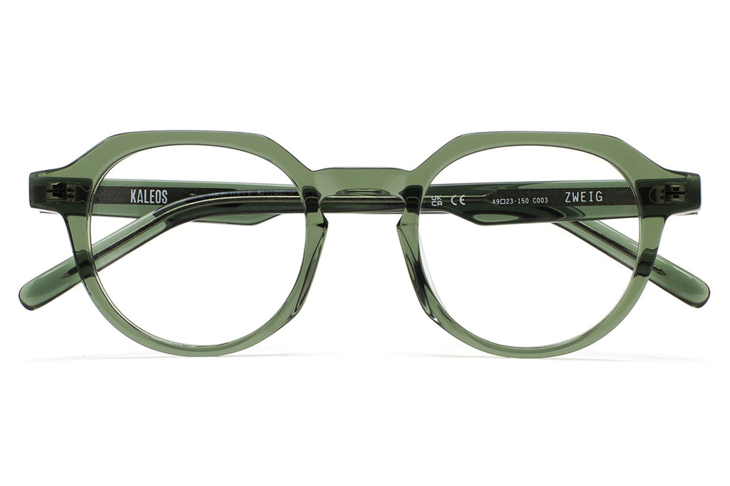 Kaleos Eyehunters - Zweig Eyeglasses Transparent Olive Green