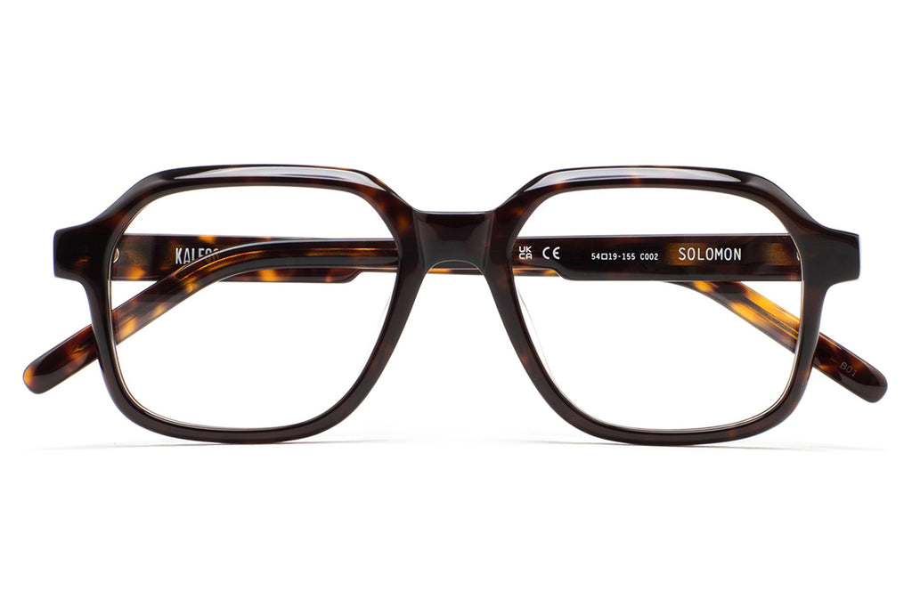 Kaleos Eyehunters - Solomon Eyeglasses Dark Brown Havana