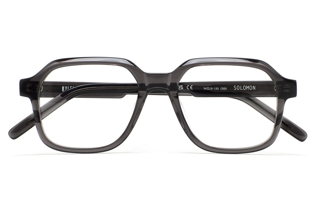 Kaleos Eyehunters - Solomon Eyeglasses Transparent Dark Grey