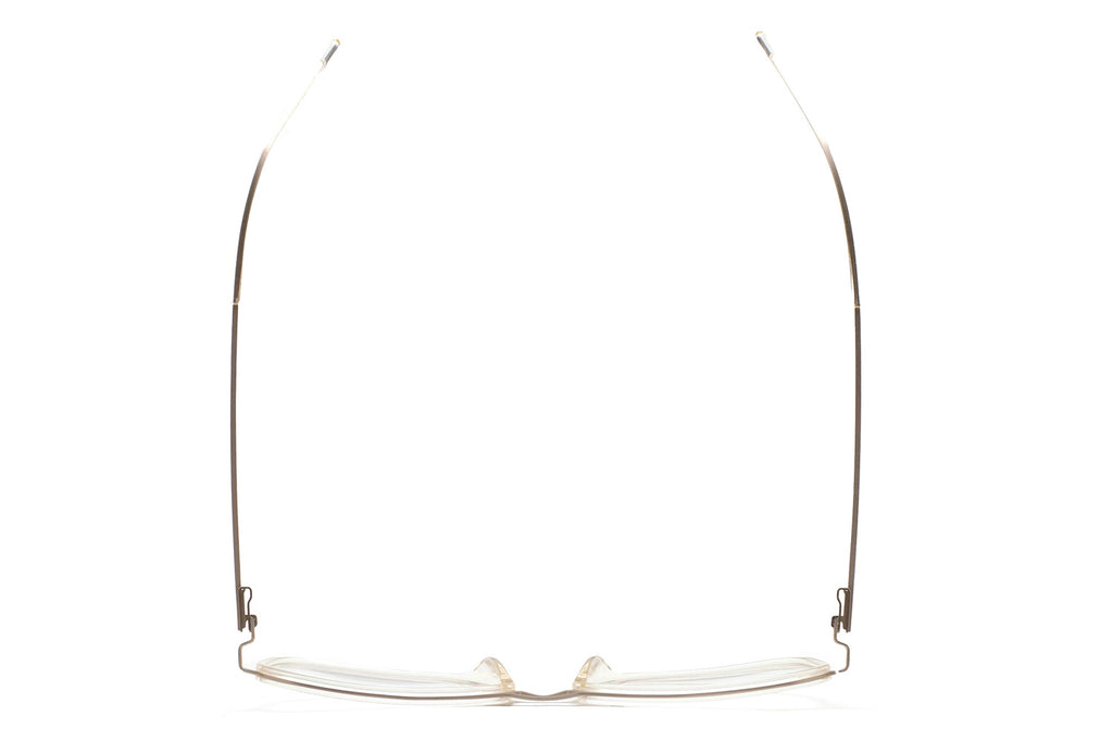 Kaleos Eyehunters - Alvarez L Eyeglasses Transparent Crystal/Gold