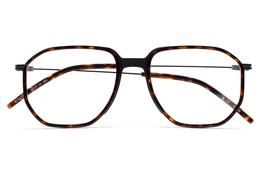 Kaleos Eyehunters - Algernon Eyeglasses Matte Black/Dark Havana