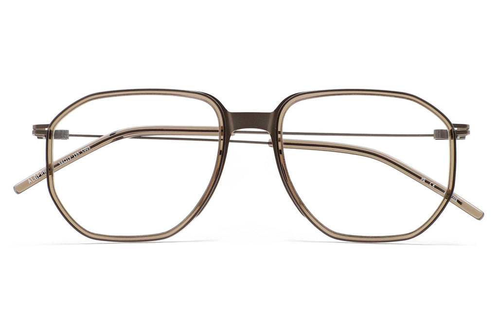 Kaleos Eyehunters - Algernon Eyeglasses Dark Brown/Transparent Brown