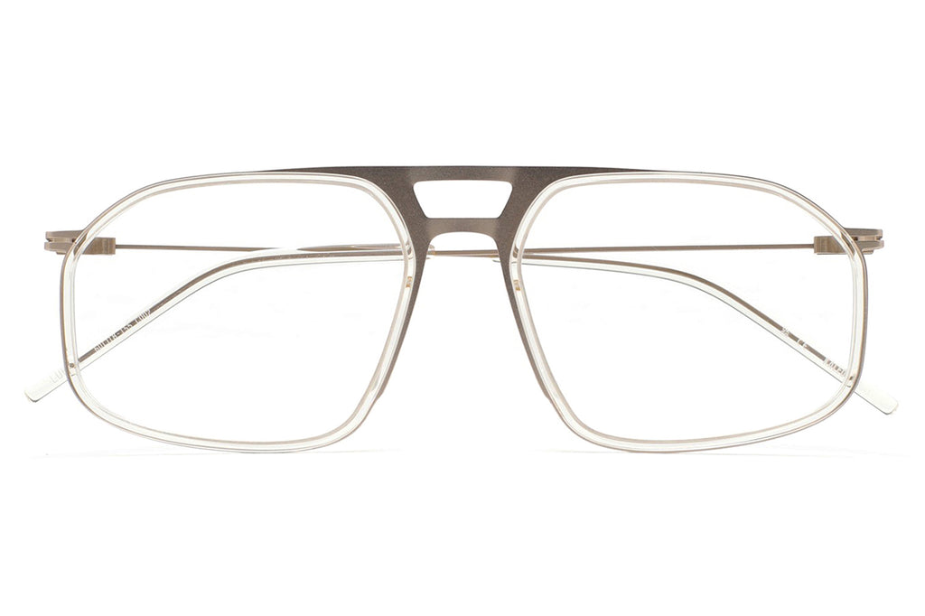 Kaleos Eyehunters - Luhr L Eyeglasses Gold/Transparent Crystal