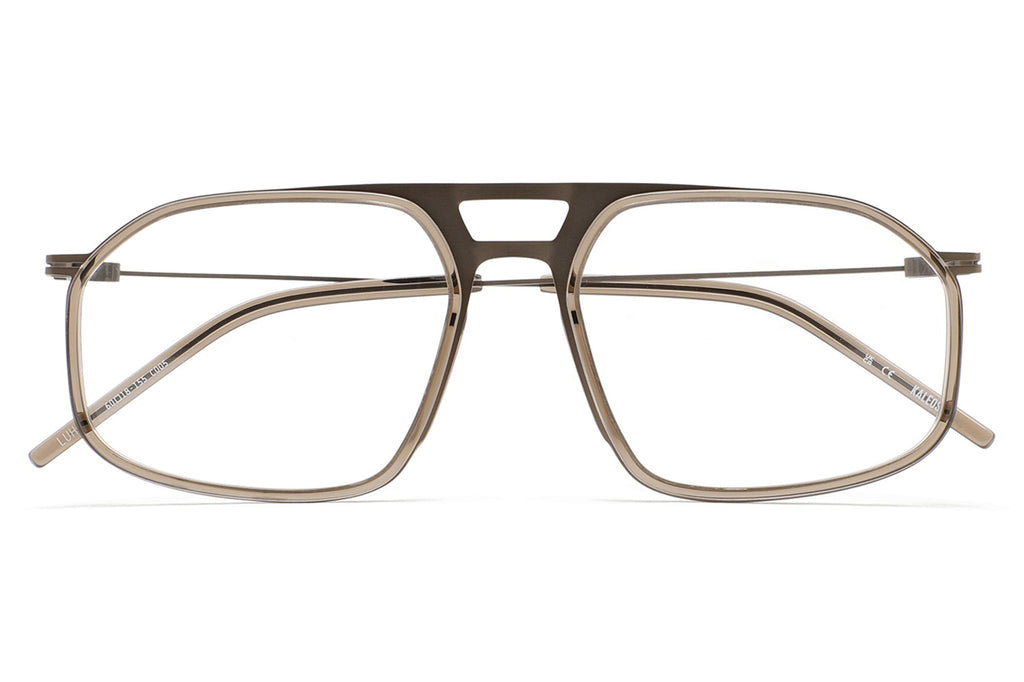 Kaleos Eyehunters - Luhr L Eyeglasses Brown/Transparent Brown