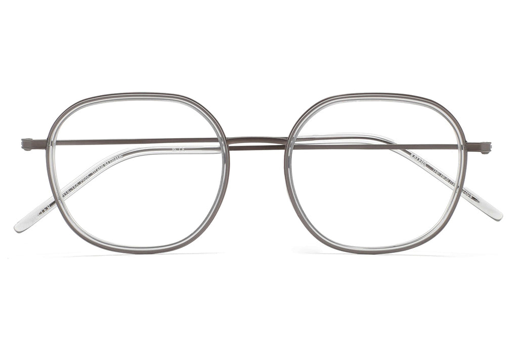 Kaleos Eyehunters - Wetter Eyeglasses Matte Dark Grey/Transparent Grey