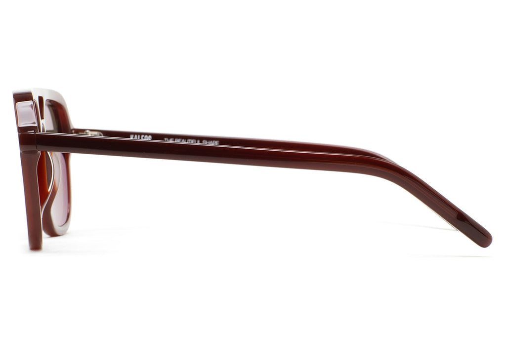 Kaleos Eyehunters - Zerbino Sunglasses Translucent Dark Brown