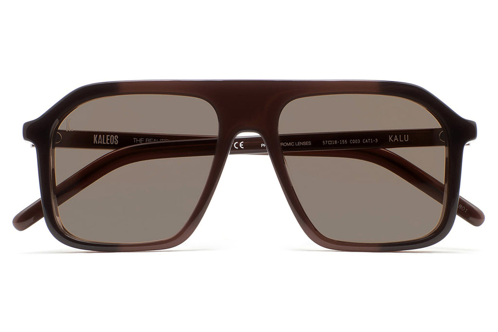 Kaleos Eyehunters - Kalu Sunglasses Translucent Dark Brown