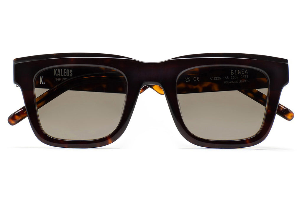 Kaleos Eyehunters - Binea Sunglasses Dark Brown Havana