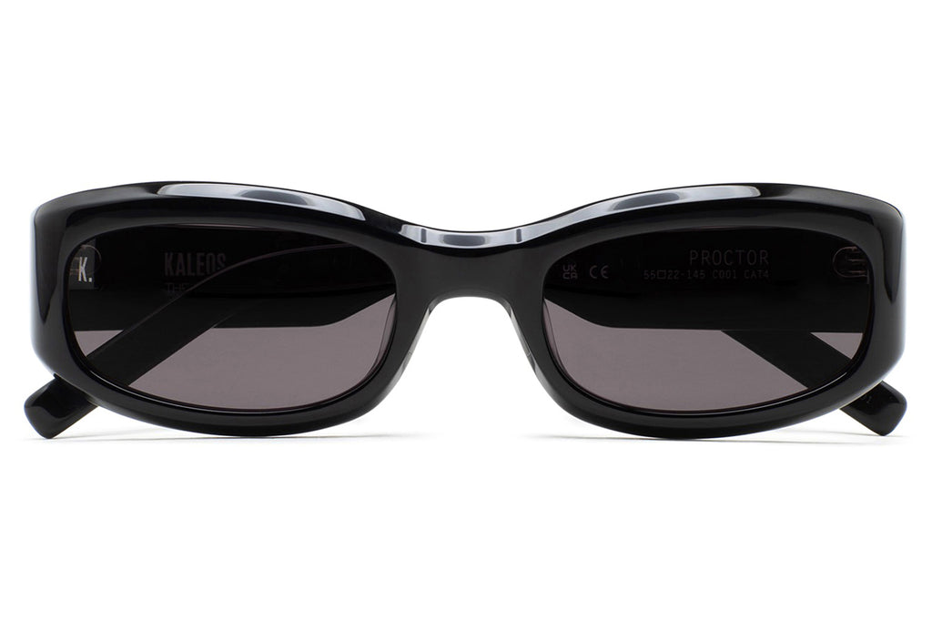 Kaleos Eyehunters - Proctor Sunglasses Black with Grey Lenses