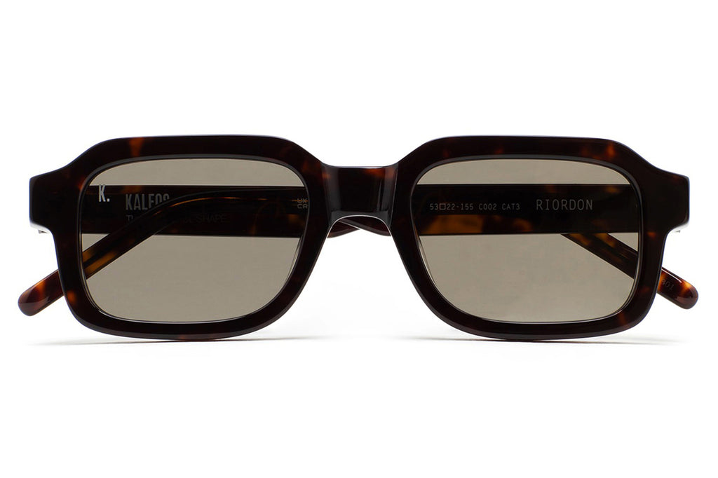 Kaleos Eyehunters - Riordon Sunglasses Dark Brown Havana