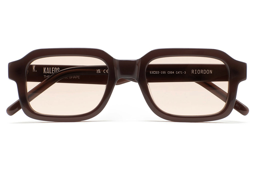 Kaleos Eyehunters - Riordon Sunglasses Translucent Brown