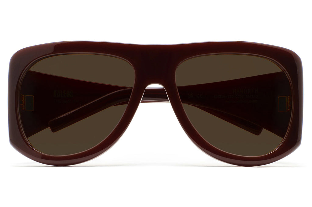 Kaleos Eyehunters - Haworth Sunglasses Translucent Dark Brown