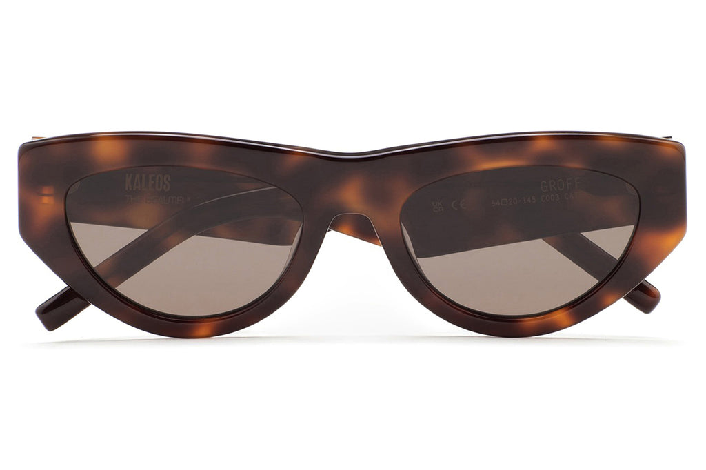 Kaleos Eyehunters - Groff Sunglasses Dark Brown Havana