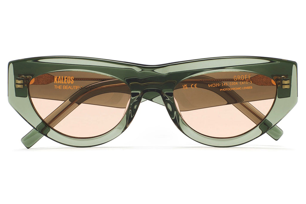 Kaleos Eyehunters - Groff Sunglasses Transparent Olive Green