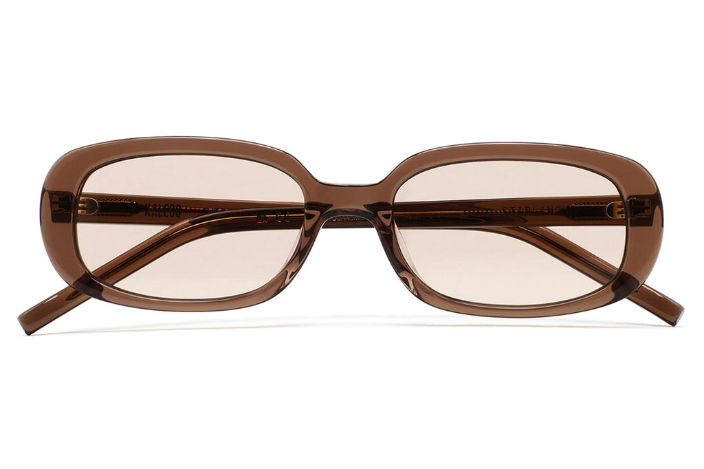 Kaleos Eyehunters - Stirling Sunglasses Transparent Brown with Brown Photochromic Lenses