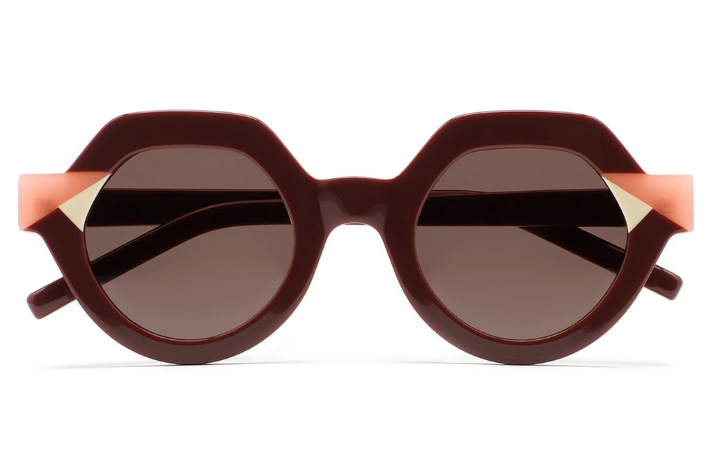 Kaleos Eyehunters - Post Sunglasses Bordeaux/Translucent Pink