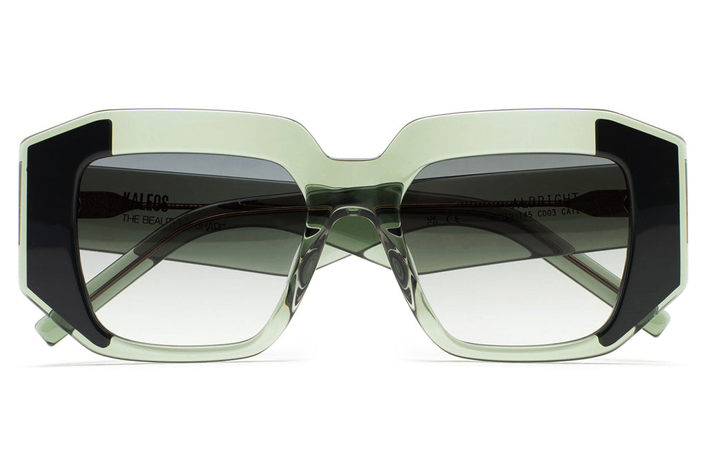 Kaleos Eyehunters - Albright Sunglasses Transparent Olive Green/Dark Green