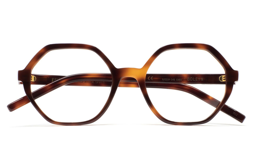 Kaleos Eyehunters - Boleyn Eyeglasses Dark Havana Brown