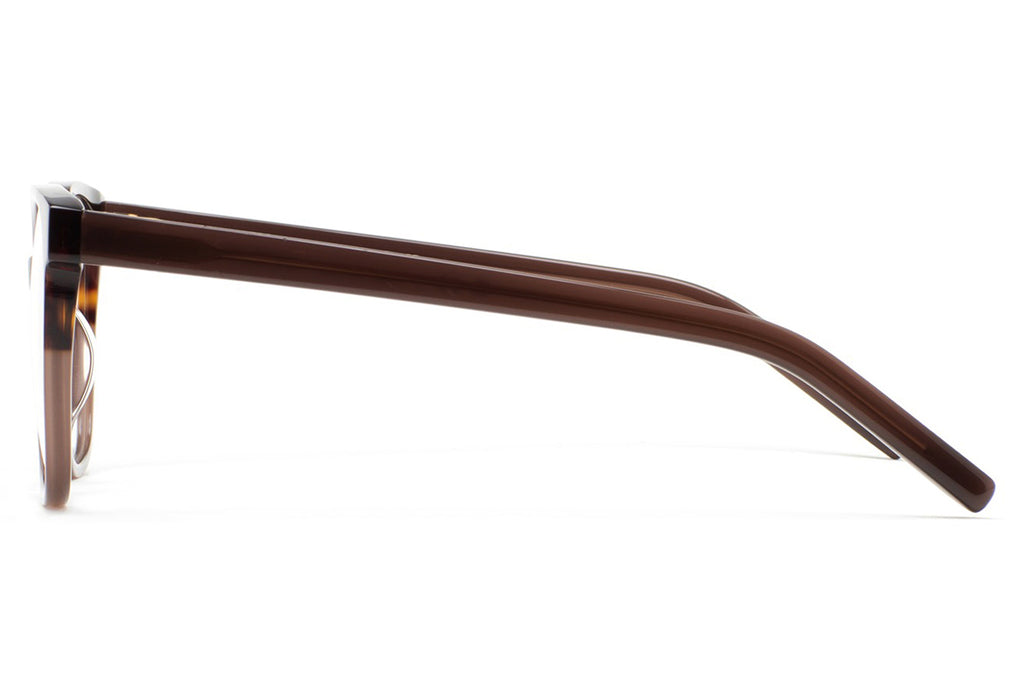 Kaleos Eyehunters - Norbury Eyeglasses Translucent Brown/Brown Havana