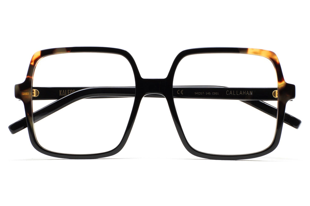 Kaleos Eyehunters - Callahan Eyeglasses Black/Brown Havana