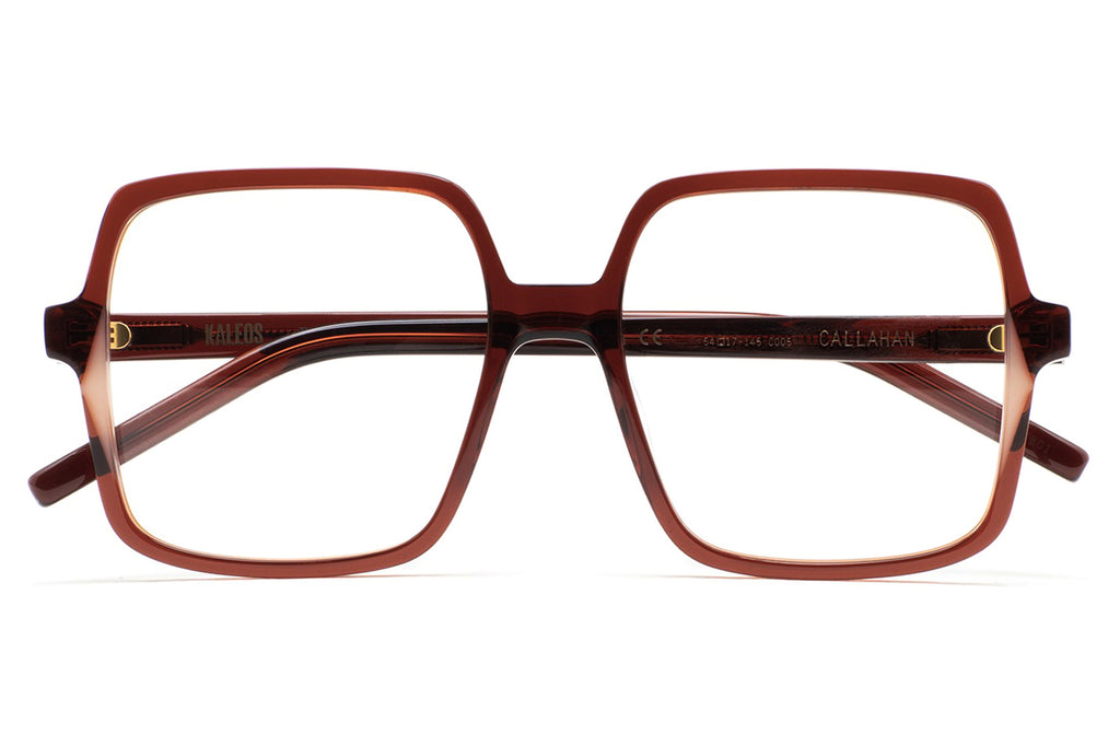 Kaleos Eyehunters - Callahan Eyeglasses Transparent Brown/Translucent Beige