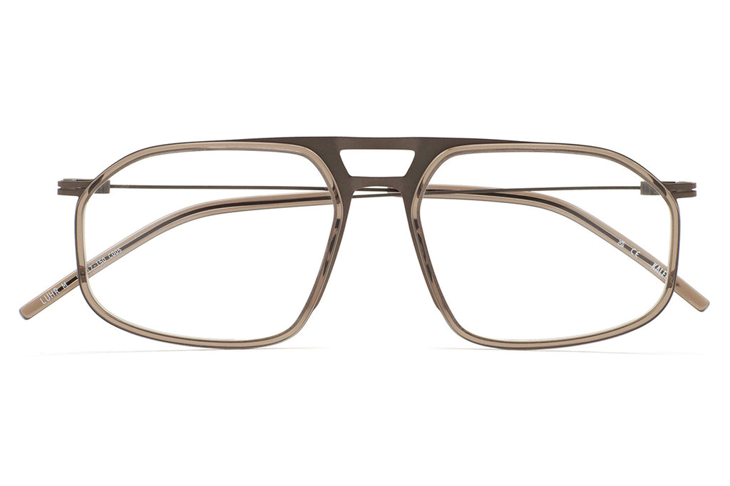 Kaleos Eyehunters - Luhr M Eyeglasses Brown/Transparent Brown