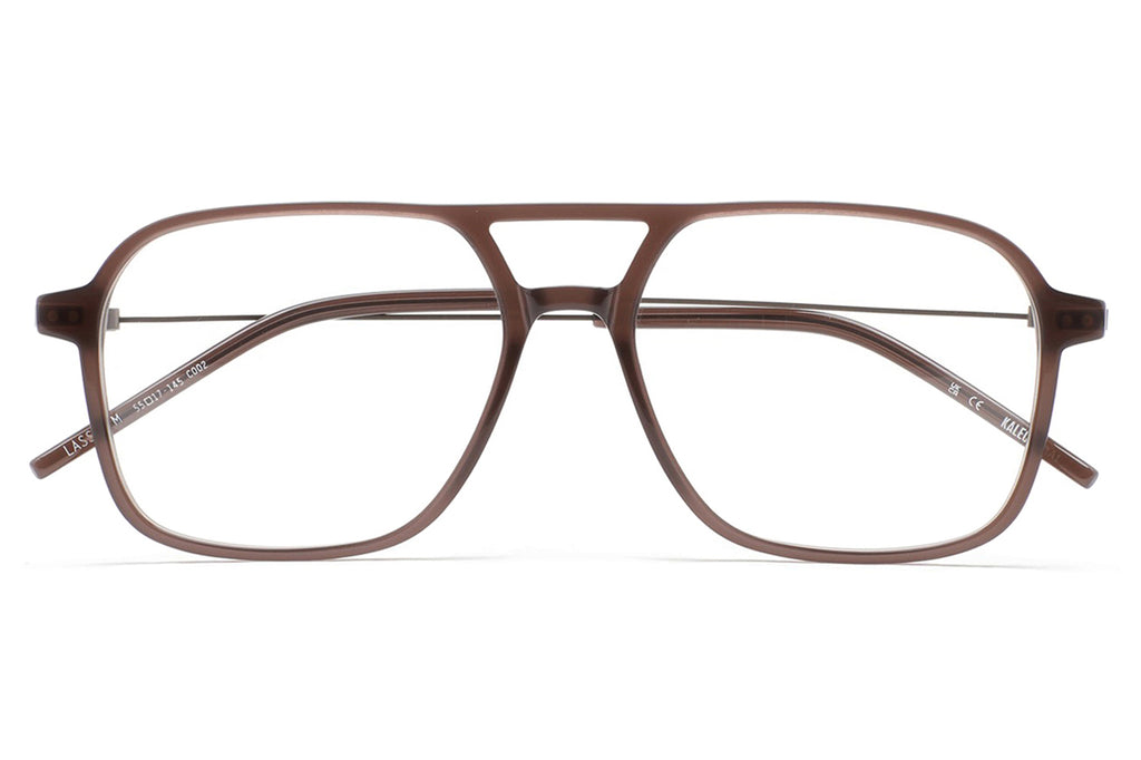 Kaleos Eyehunters - Lassen M Eyeglasses Translucent Dark Brown