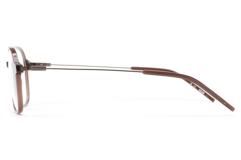 Kaleos Eyehunters - Lassen M Eyeglasses Translucent Dark Brown