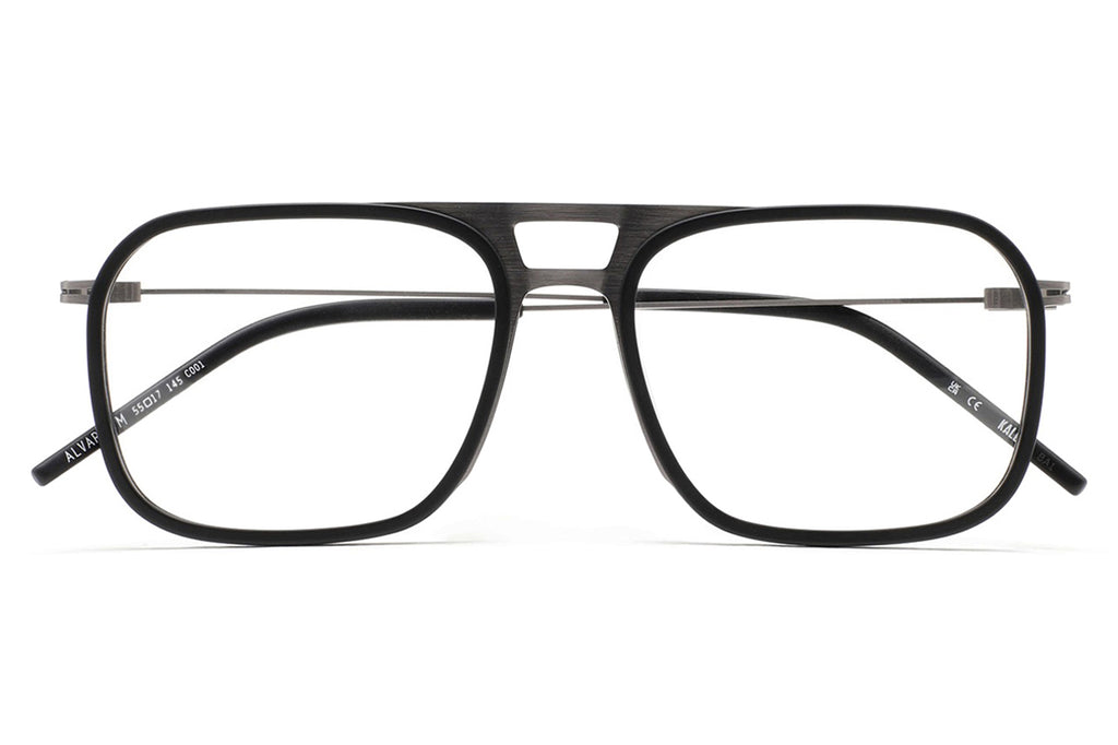 Kaleos Eyehunters - Alvarez M Eyeglasses Black/Dark Grey