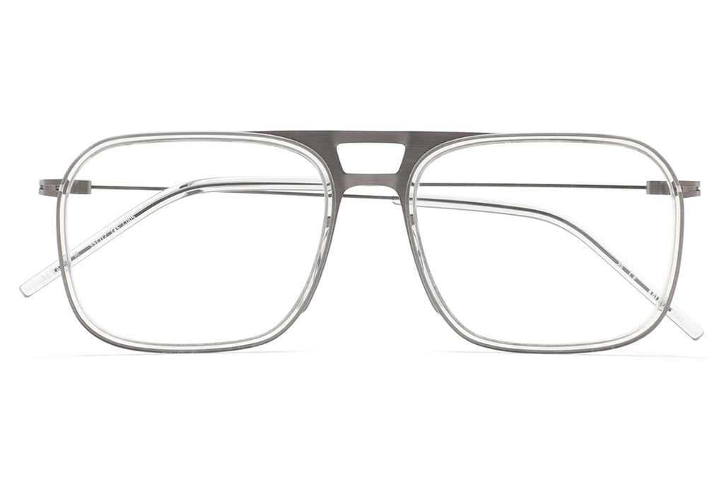 Kaleos Eyehunters - Alvarez M Eyeglasses Dark Grey/Crystal