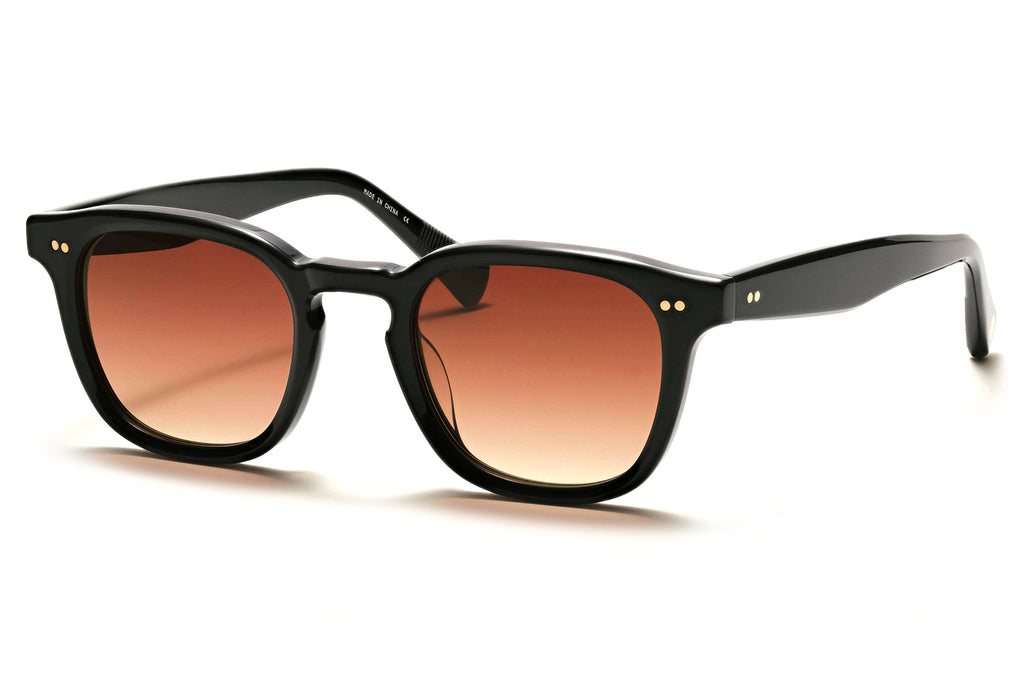 Rose & Co - A6 Sunglasses Pitch Black with Beech Gradient Lenses