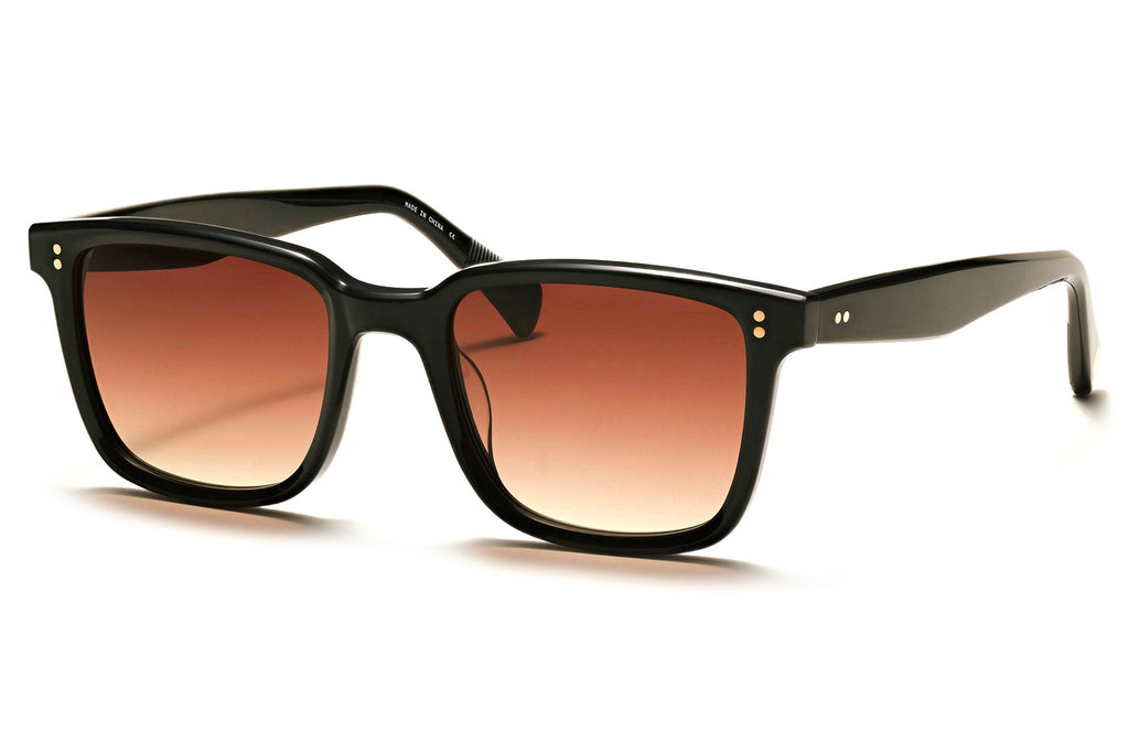 Rose & Co - A7 Sunglasses Pitch Black with Beech Gradient Lenses