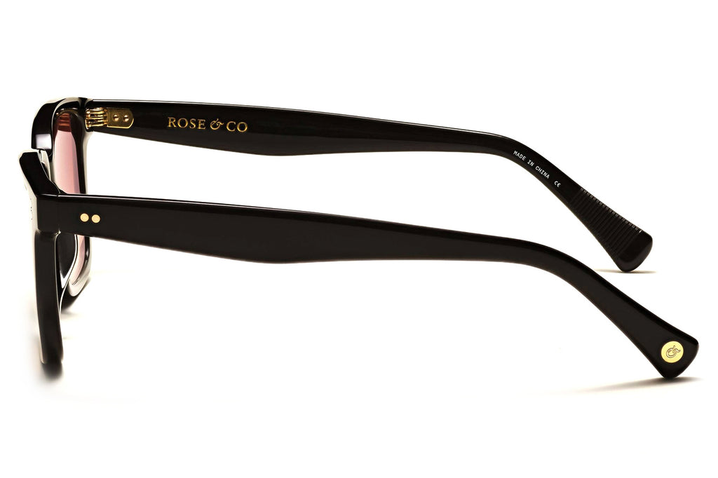 Rose & Co - A7 Sunglasses Pitch Black with Beech Gradient Lenses