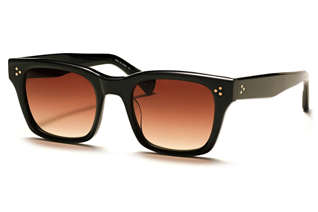 Rose & Co - A8 Sunglasses Pitch Black with Beech Gradient Lenses