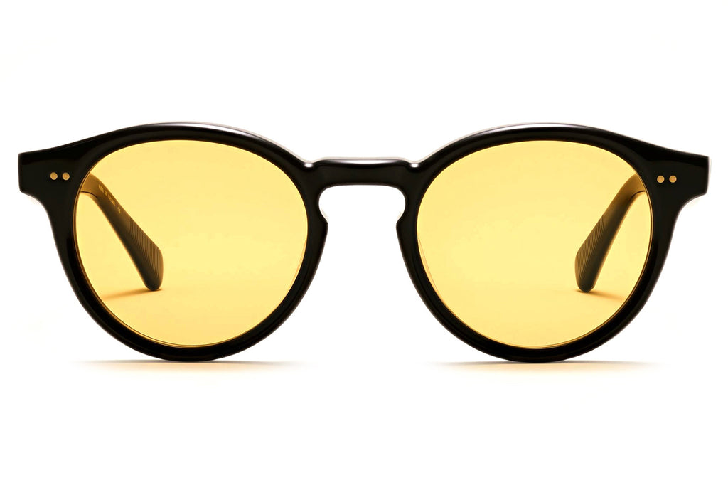 Rose & Co - A9 Sunglasses Pitch Black with Citrine Lenses