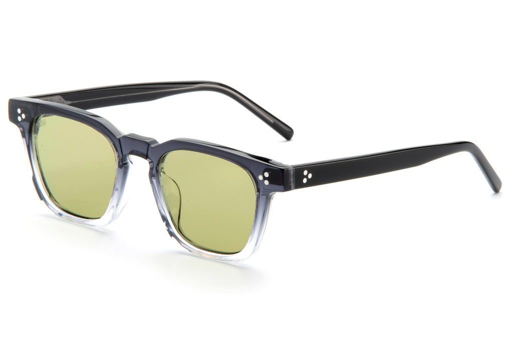 AKILA® Eyewear - Calipso Sunglasses Black Gradient w/ Light Green Lenses