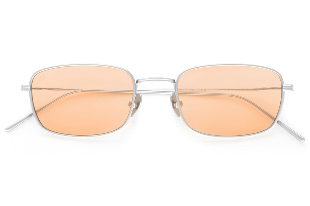 AKILA® Eyewear - Grace Sunglasses Matte Silver w/ Apricot Lenses